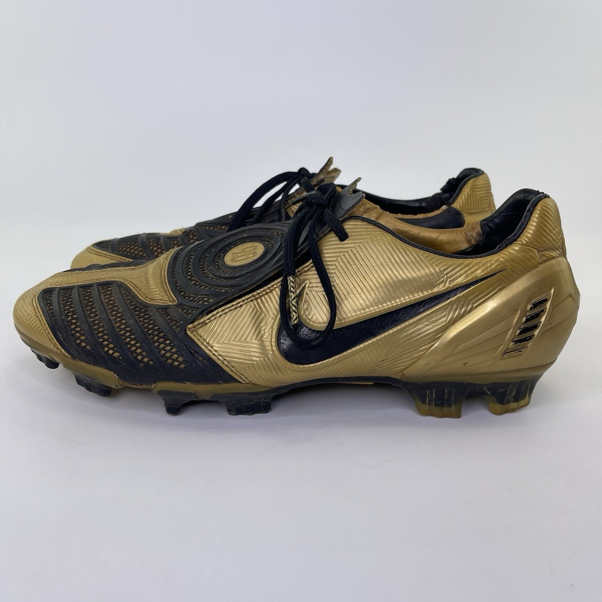 Nike Total 90 Laser II FG Men's Soccer Cleats 318793-701 US Gold