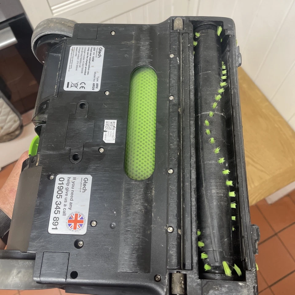 Gtech AirRAM AR2 AR29 Cordless Vacuum Cleaner Upright & Charger Serviced/Clean. - Image 4 of 4