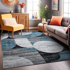 Rugshop Rugs for Living Room Modern Geometric Design Rugs Dining Room Rugs 8x10