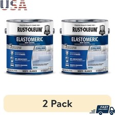 Elastomeric Roof Coating 2 Pack Waterproof Weather Resistant Roof Sealant New