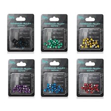 Mountain Bike Stainless Disc Brake For ROTOR Bolts (12 Pack) M5 X 9mm, T25 Torx