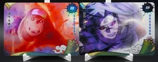 Naruto NRCC-SR-015 & Sasuke Uchiha NRCC-SR-016 Ninja Age Naruto Kayou Card NM