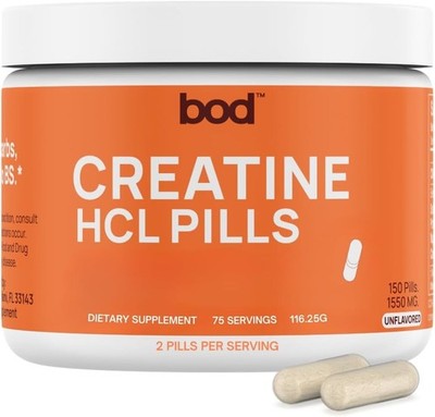 Goba Tea Creatine HCL Capsules   150 Pills | Creatine Hydrochloride Supplement