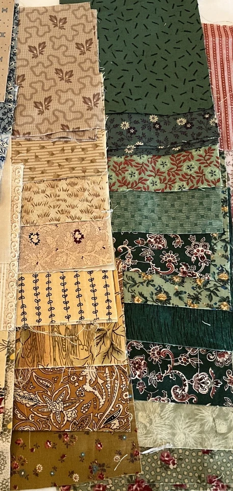 Lot Of 95 Charm Squares 5” Designer Quality Reproduction Prints Cotton Fabrics - Image 3 of 4