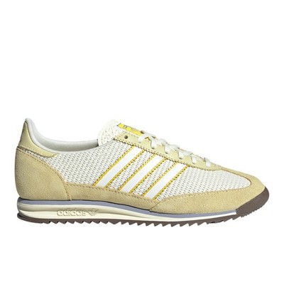adidas Sl 72 Og Lace Up  Womens Off White, Yellow Sneakers Casual Shoes JH7279