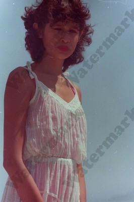curvy woman glamour pose candid   35mm Negative V7m1