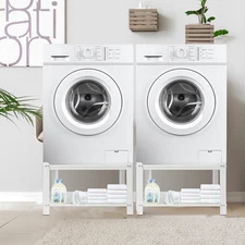 (2pcs) Laundry Pedestal Washing Machine Pedestal Washer Dryer Pedestal Set of 2