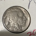 1931-s key date Buffalo Nickel f+