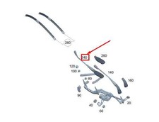 MERCEDES-BENZ EQS V297 Wischerarm vorne rechts LHD A2978204700 NEU ORIGINAL