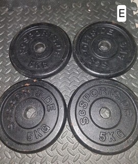 Hantelscheiben 20kg (4x5kg) 30mm Gusseisen E