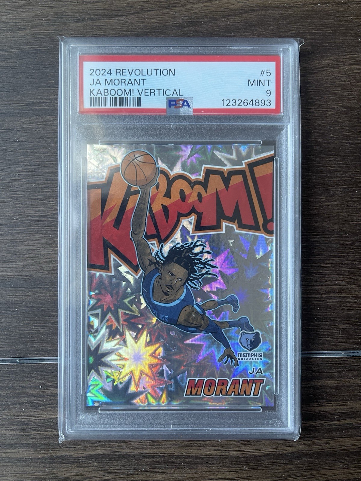 2024-25 Panini Revolution - Kaboom! Vertical Ja Morant #5 Grizzlies SSP Case Hit