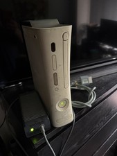 Microsoft Xbox 360 White Console and Power Adapter Only