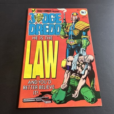 JUDGE DREDD #1 Eagle Comics He Is Law  6.5 J9