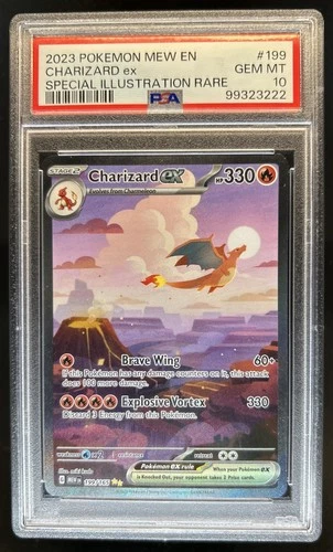 2023 Pokemon SV 151 Charizard ex Special Illustration Rare #199/165 PSA 10