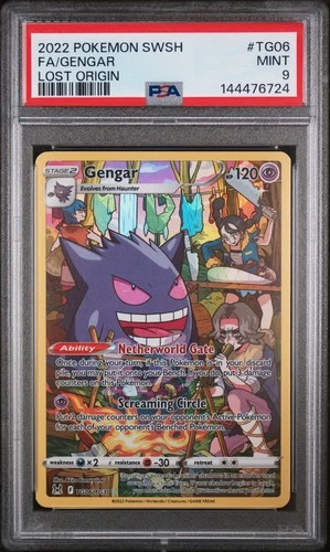 Fa/Gengar Pokemon Sword & Shield Lost Origin TG06 NM PSA 9