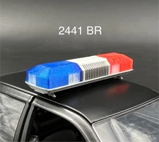 1/24 1/25 Blue Red Smith Wesson 8780 8880 8980 Lightbar Police Sheriff Fire