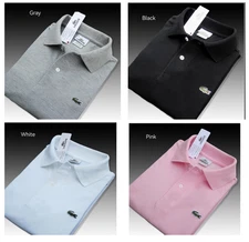 NEW Lacoste  pure cotton Men’s  Polo M-2XL 