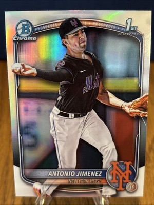 2025 Bowman Draft Antonio Jimenez Refractor 1st Bowman
