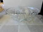 Vintage Anchor Hocking EAPC Starburst/Star Of David 10 Inch Bowl