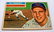 1956 Al Rosen Topps base card #35 Vintage
