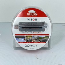 SIRIUS 2005 Satellite Radio XACT VISOR AXTR3CK Receiver With Vehicle Car Kit