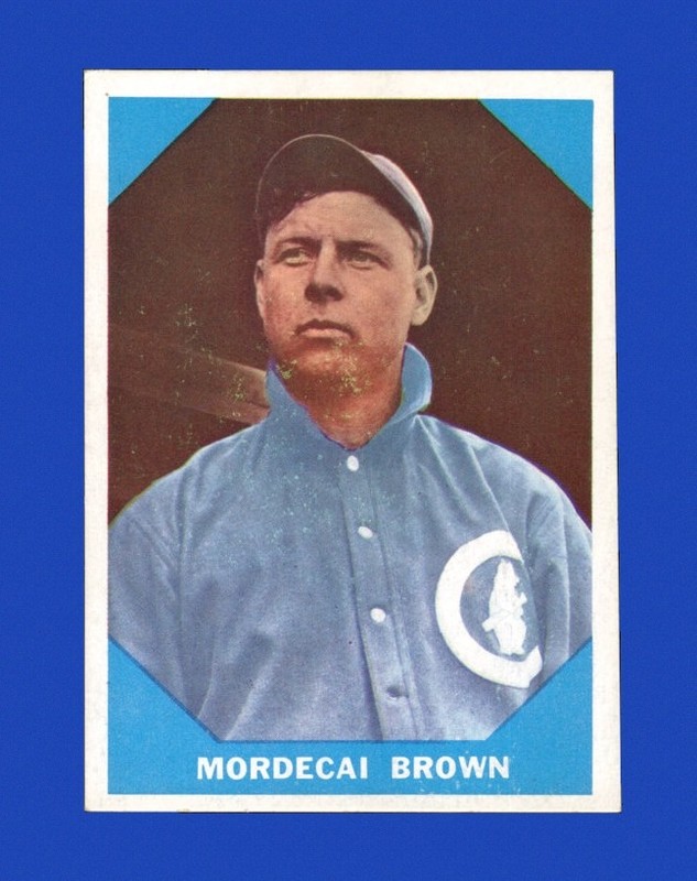 1960 Fleer Set-Break #  9 Mordecai Brown NR-MINT *GMCARDS*
