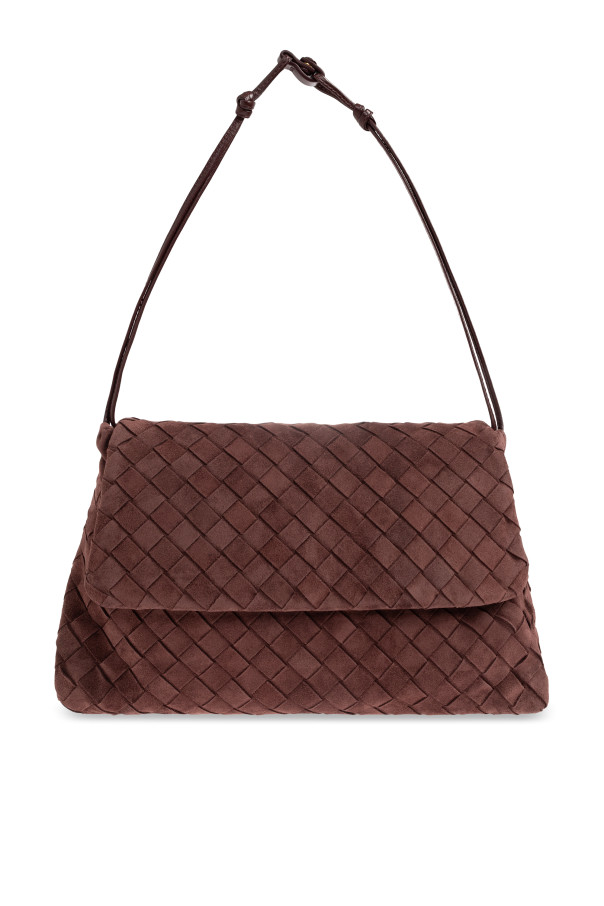 "Bottega Veneta - Women - \"Giorno Medium\" shoulder bag - Burgundy"