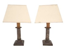 A PAIR OF CHINESE SILVER LAMPS  China, early 20th century