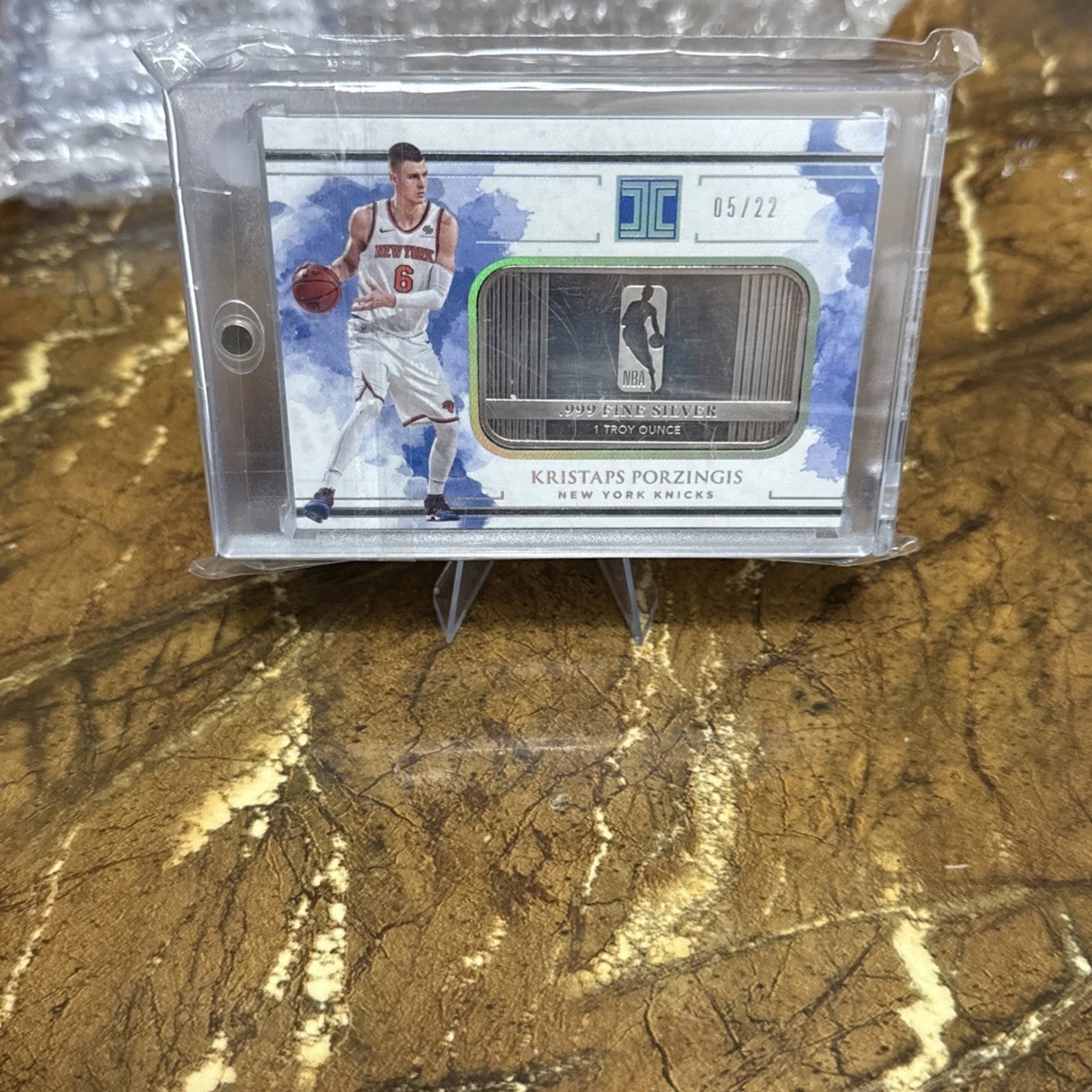 Kristaps Porzingis Serial Numbered Basketball Sports Trading Card