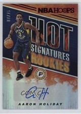 2018-19 Panini NBA Hoops Signatures Rookies Red Hot /25 Aaron Holiday Auto 1a07