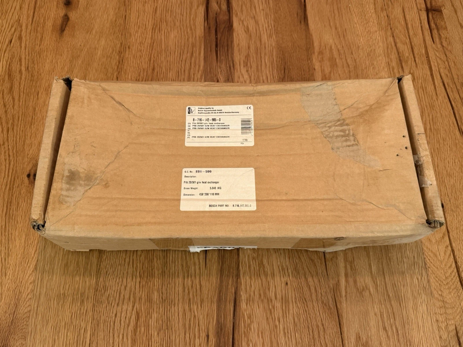 Worcester 87161429050 PRB 20/501 G/W Heat Exchanger 24i RSF Combi - Brand New