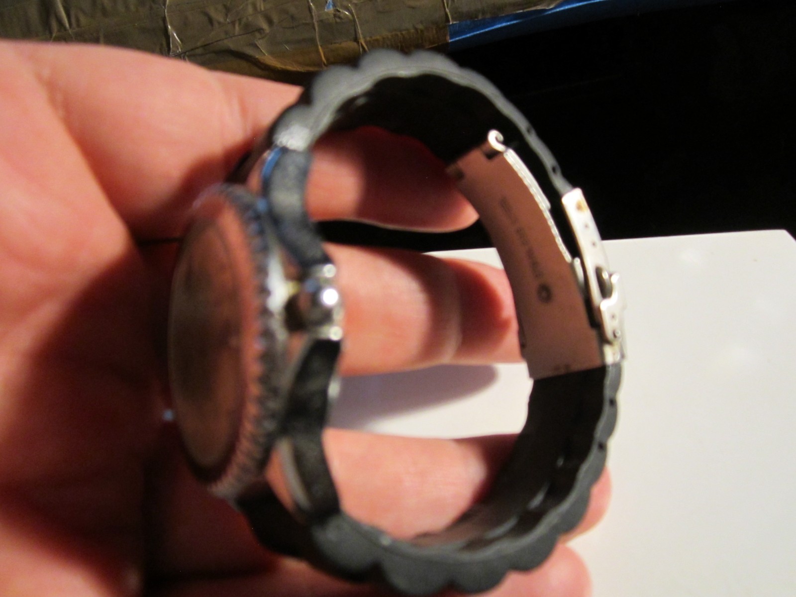 ANNE KLEIN WATCH Y121E - RUBBER BAND METAL CLASP … - image 5