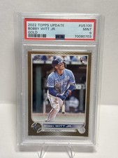 2022 Topps Update Gold Bobby Witt Jr. #Us100 /2022 PSA 9