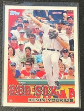 2010 Topps baseball #295 KEVIN YOUKILIS Boston Red Sox C7