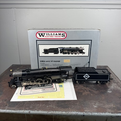 #ad WILLIAMS Brass O Gauge #5006 Erie USRA 4 6 2 Locomotive w Tender CROWN EDITION $388.95