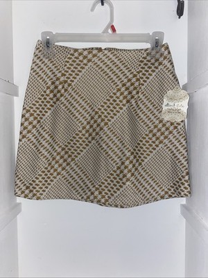 AltardState Woman s Small Brown And White Skirt. New With Tags