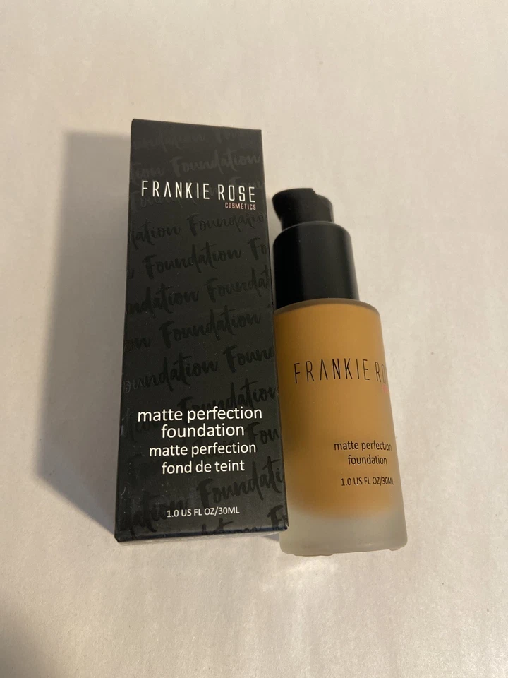 Frankie Rose Matte Perfection Foundation f107.5 Latte Shade 1oz/30mL. New In Box - Image 4 of 4