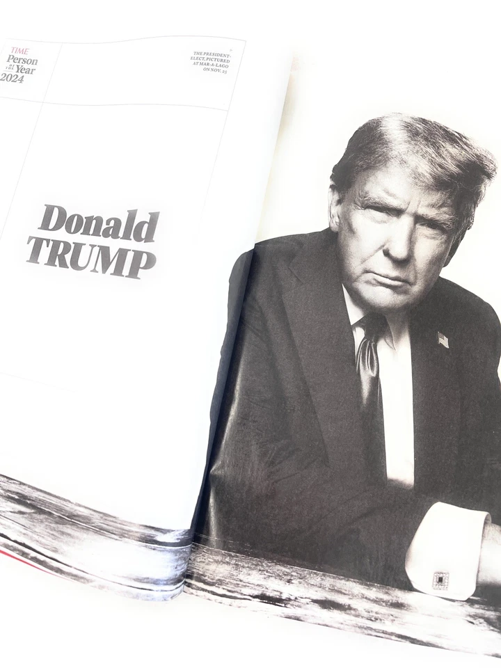 Time Magazine Person Of The Year Donald Trump December 30 2024 Special Issue New - Image 2 of 3