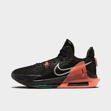 Nike LeBron Witness 6 Black/Orange LeBron James 2022 Basketball Shoes All NEW