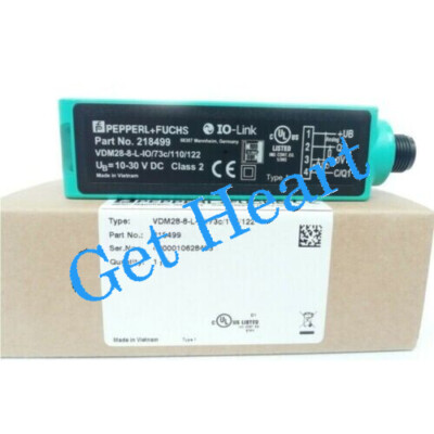 Pepperl Fuchs VDM28-8-L-IO/73C/110/122 Ultrasonic Sensor  FedEx or DHL or UPS