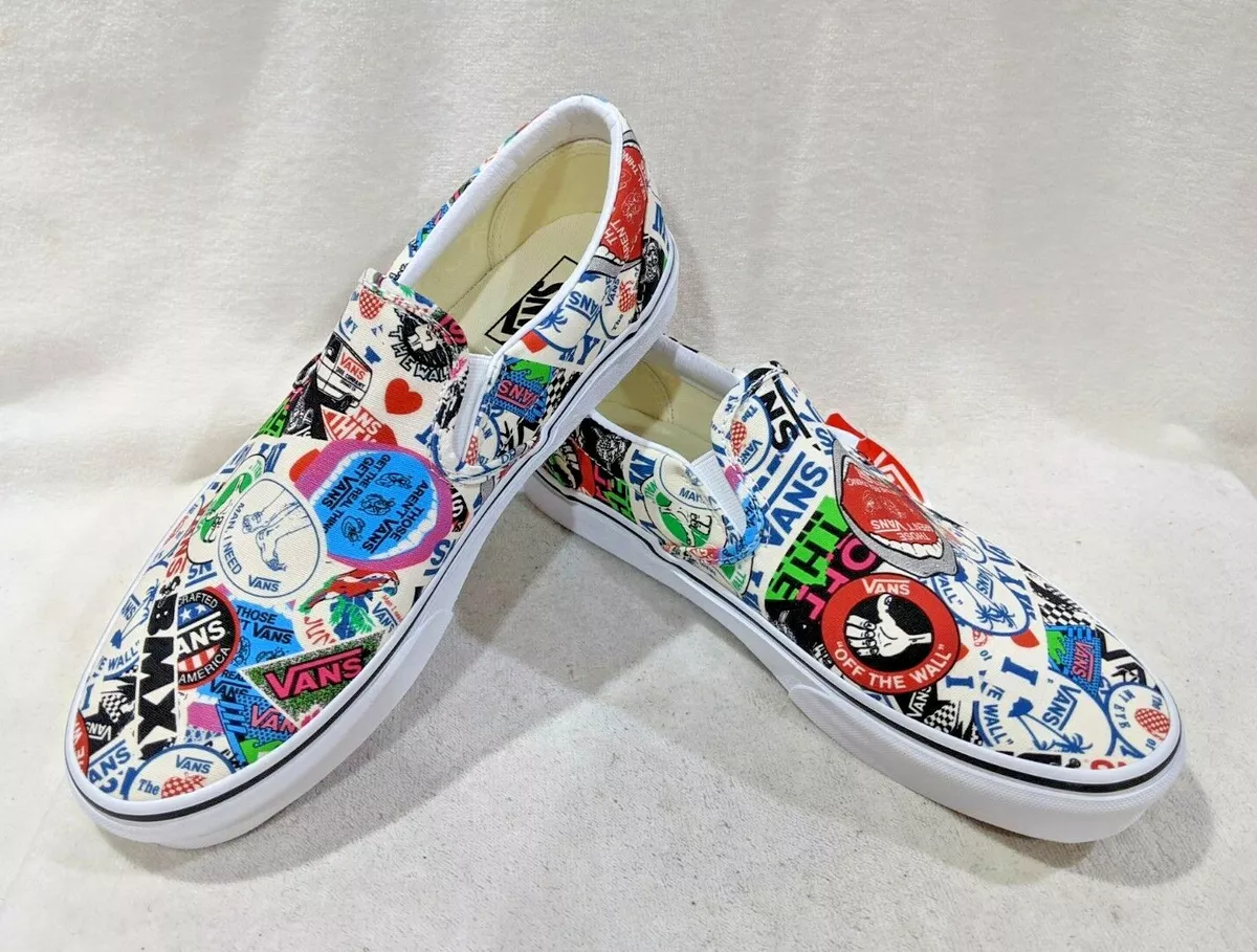 Vans Women&#039;s Mash Up Stickers On Shoes Size 7.5 NWB | eBay