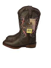 Roper Girls' Lexi Western Boot - Sz 10 - 09-018-1901-0998 New in Box