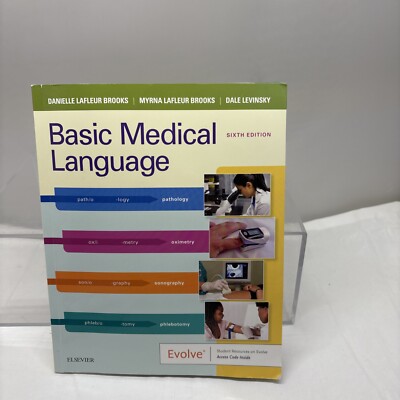 Basic Medical Language VERY GOOD - NO WRITING - SEE PHOTOS (ONB