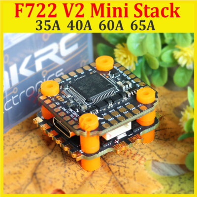 HAKRC F722 V2 mini Stack F722 Mini Flight Controller Dual BEC W/35/40/60/65A FPV