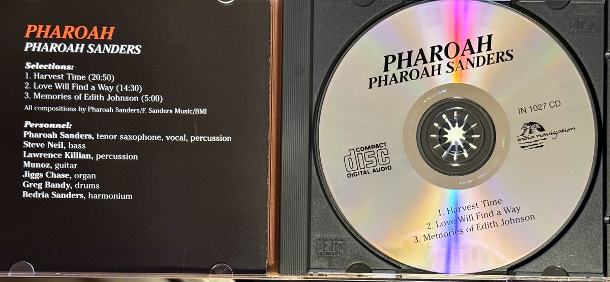 Pharoah Sanders ‎– Pharoah - India Navigation ‎– IN 1027 - CD