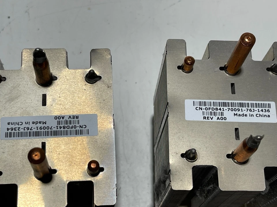 (2) DELL CPU's Heatsinks CN-0FD841 - Image 2 of 4