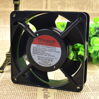 SUNON 12038 AC220V DP200A 2123XBT.GN Metal AC Cooling Fan Axial Fan 12cm