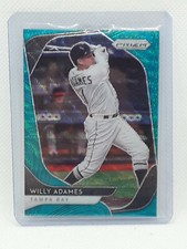 Willy Adames 2020 Panini Prizm Baseball - #5 TEAL WAVE - Tampa Bay Rays