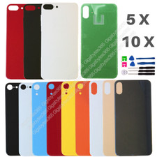 Replacement Back Glass Cover Big Camera Hole Lot For iPhone 8 XR 11 12 13 14 Pro