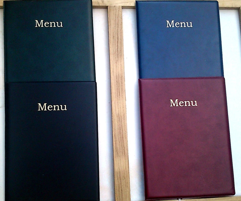 SPIRITUALGATEWAY MENGE 20 (ZWANZIG) A4 LEDER OPTIK MENÜHALTER/ORDNER/ABDECKUNG NEUWARE